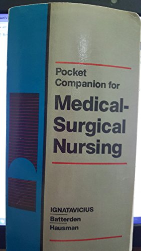 Imagen de archivo de Medical-Surgical Nursing Pocket Companion a la venta por Better World Books
