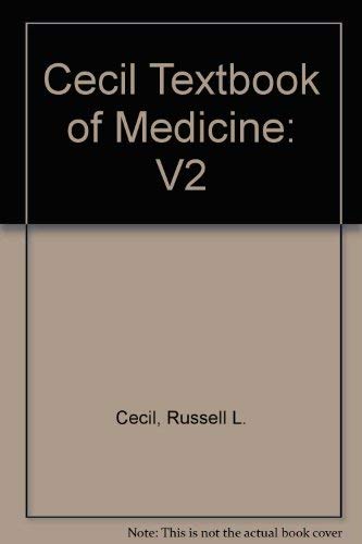 Beispielbild fr Cecil Textbook of Medicine zum Verkauf von Wonder Book