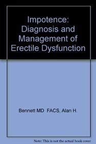 Beispielbild fr Impotence : Diagnosis and Management of Erectil Dysfunction zum Verkauf von Better World Books
