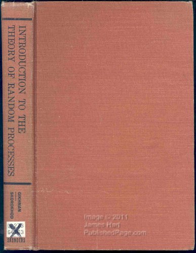 

Introduction to the Theory of Random Processes