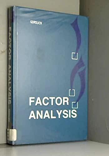 9780721641706: Factor analysis (Saunders books in psychology)