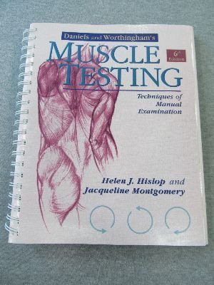 Beispielbild fr Daniels and Worthingham's Muscle Testing : Techniques of Manual Examination zum Verkauf von Better World Books