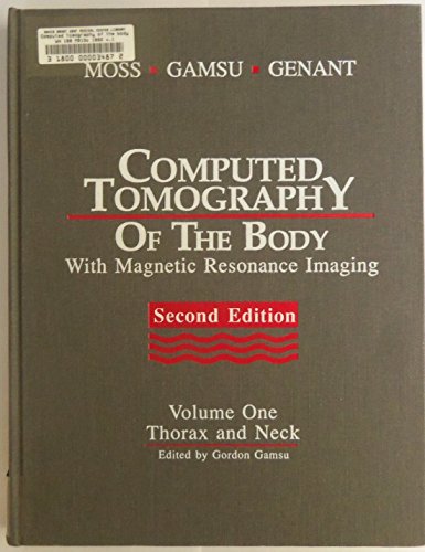 Stock image for Computed Tomography of the Body Vol. 1 : Thorax and Neck for sale by Better World Books