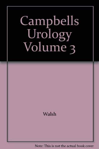 Stock image for Campbell's Urology for sale by Books Unplugged