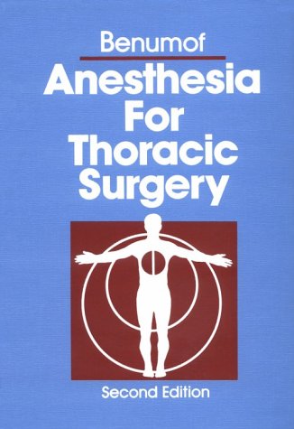 Imagen de archivo de Anesthesia for Thoracic Surgery a la venta por HPB-Red