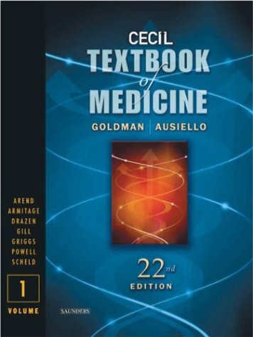 Beispielbild fr Cecil Textbook of Medicine -- 2-Volume Set, Text with Continually Updated Online Reference zum Verkauf von Wonder Book