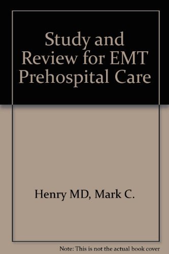 Stock image for Study and Review for Emt Prehospital Care for sale by HPB-Red