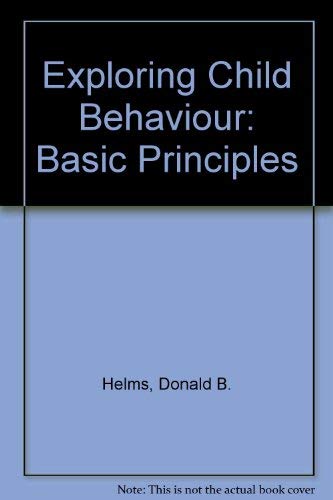 9780721646343: Exploring Child Behaviour: Basic Principles