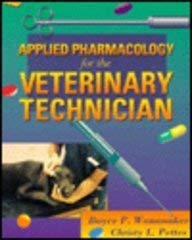 Stock image for Applied Pharmacology for the Veterinary Technician for sale by Better World Books