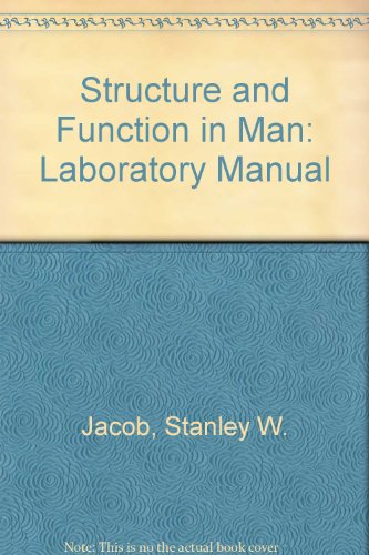 Imagen de archivo de Structure and Function in Man Laboratory Manual a la venta por Ann Becker