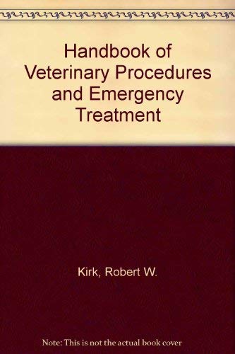 9780721654720: Handbook of Veterinary Procedures and Emergency Treatment