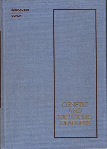 Stock image for Genetic and Metabolic Deafness for sale by Better World Books: West
