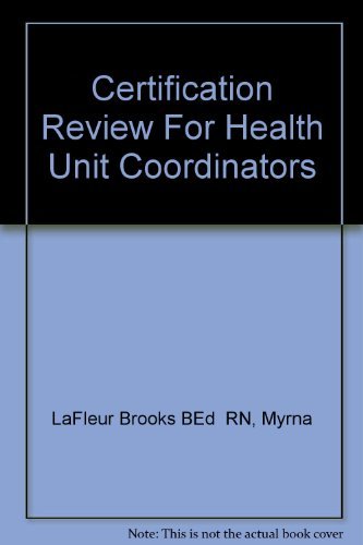 Stock image for Certification Review For Health Unit Coordinators for sale by Books Puddle