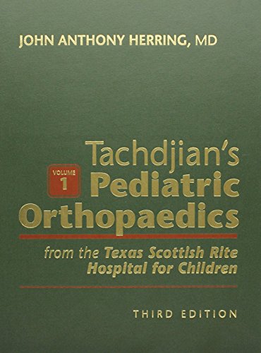 Stock image for Tachdjian's Pediatric Orthopaedics for sale by Better World Books Ltd