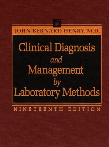 Beispielbild fr Clinical Diagnosis and Management by Laboratory Methods zum Verkauf von HPB-Red