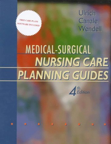 Imagen de archivo de Medical-Surgical Nursing Care Planning Guides a la venta por ThriftBooks-Atlanta