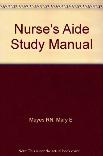 Beispielbild fr Nurse's Aide Study Manual zum Verkauf von Wonder Book