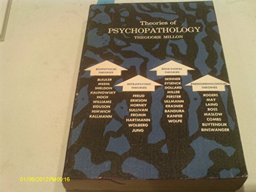 Beispielbild fr Theories of psychopathology and personality;: Essays and critiques zum Verkauf von Wonder Book