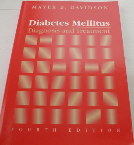 Stock image for Diabetes Mellitus : Diagnosis and Treatment for sale by Better World Books: West