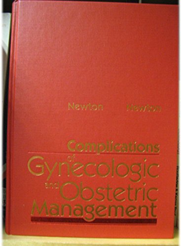 Beispielbild fr Complications of Gynecologic and Obstetric Management zum Verkauf von Better World Books