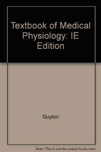 9780721667737: Textbook of Medical Physiology: IE Edition