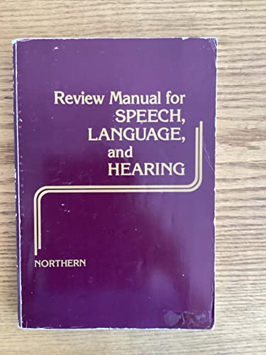 Beispielbild fr Review Manual for Speech, Language and Hearing zum Verkauf von HPB-Red