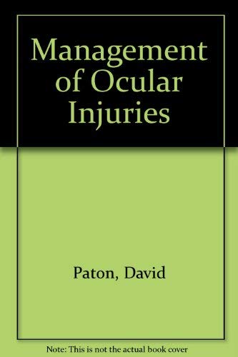 Beispielbild fr Management of ocular injuries zum Verkauf von Lowry's Books