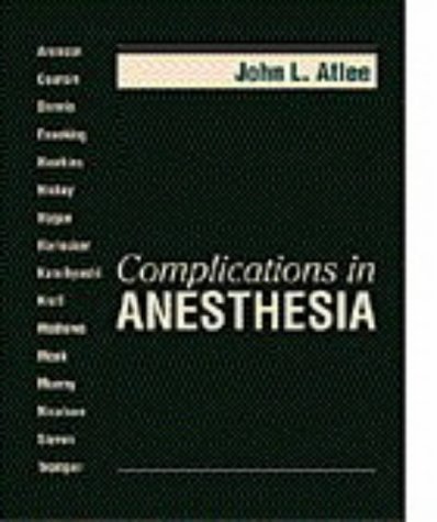 Stock image for Complications in Anesthesia for sale by HPB-Red