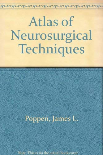 9780721672908: Atlas of Neurosurgical Techniques
