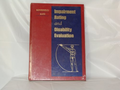 Beispielbild fr Impairment Rating and Disability Evaluation zum Verkauf von Better World Books
