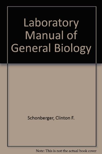 Imagen de archivo de Laboratory Manual of General Biology a la venta por HPB-Red
