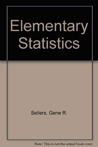 Imagen de archivo de Elementary Statistics a la venta por BookDepart