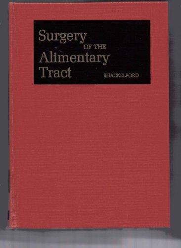 Beispielbild fr Surgery of the Alimentary Tract: v. 1 zum Verkauf von Rose City Books