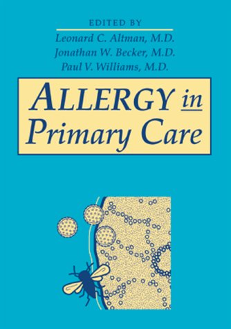 Beispielbild fr Allergy in Primary Care zum Verkauf von Irish Booksellers