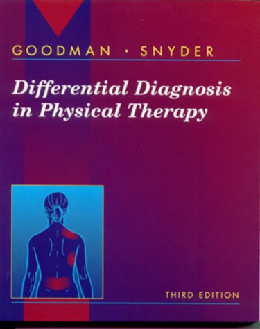 Imagen de archivo de Differential Diagnosis in Physical Therapy a la venta por Goldstone Books