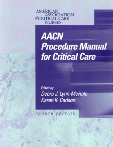 Imagen de archivo de AACN Procedure Manual for Critical Care a la venta por Better World Books