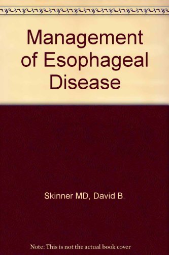 Imagen de archivo de Management of Esophageal Disease a la venta por Friendly Books