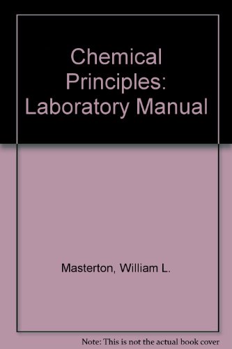 Stock image for Chemical Principles in the Laboratory, second edition for sale by BookDepart