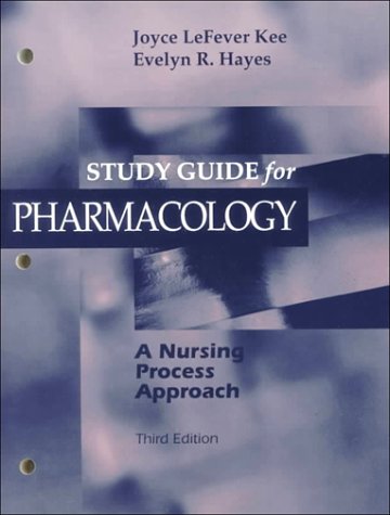 Imagen de archivo de Study Guide to accompany Pharmacology: A Nursing Process Approach a la venta por Speedy Book