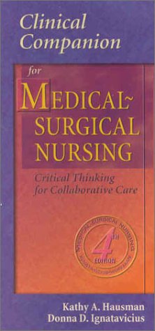 Beispielbild fr Clinical Companion to Medical-Surgical Nursing zum Verkauf von Wonder Book