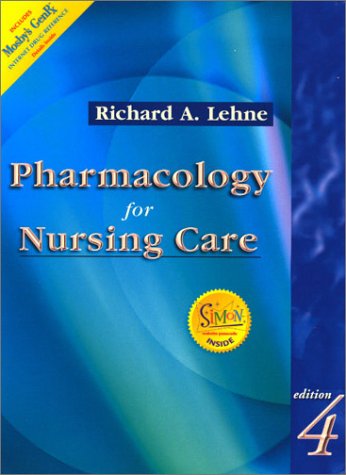 Beispielbild fr Pharmacology for Nursing Care zum Verkauf von Better World Books