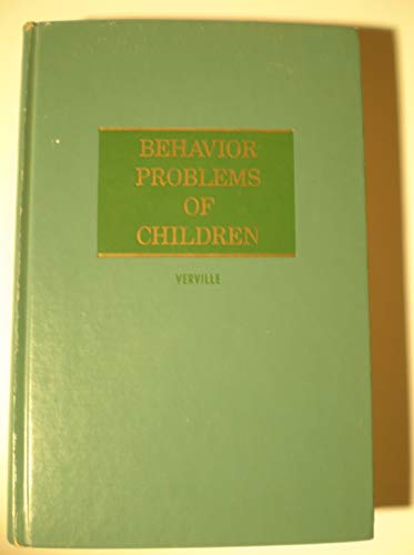 Beispielbild fr Behavior Problems of Children zum Verkauf von Better World Books