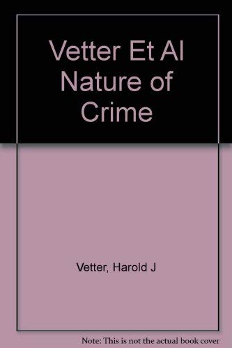 9780721690179: The Nature of Crime