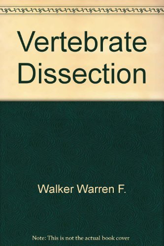 Stock image for Vertebrate Dissection for sale by Irish Booksellers