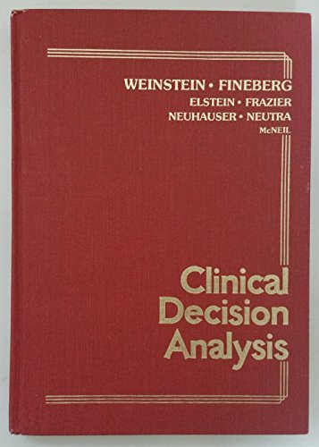 Stock image for Clinical Decision Analysis for sale by Campbell Bookstore