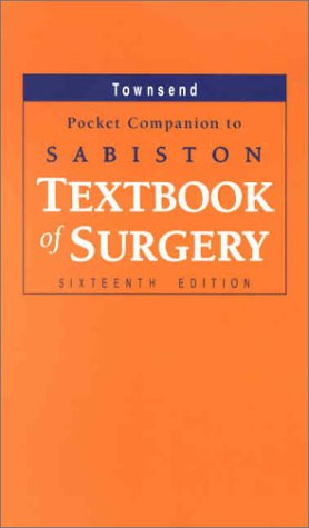 9780721692791: Pocket Companion to 16r.e. (Textbook of Surgery)