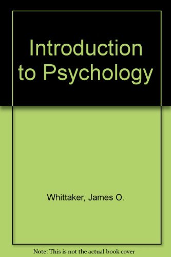 9780721693064: Introduction to Psychology