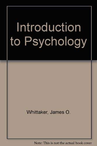 9780721693071: Introduction to psychology