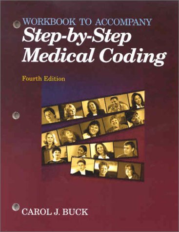 Imagen de archivo de Workbook to Accompany Step-By-Step Medical Coding a la venta por Wonder Book