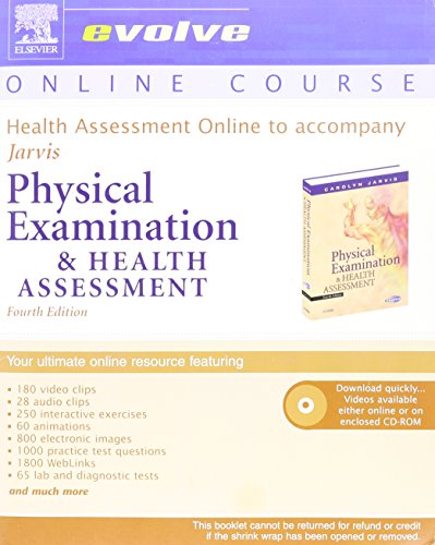 Beispielbild fr Health Assessment Online to Accompany Physical Examination and Health Assessment (User Guide and Access Code) zum Verkauf von BookHolders